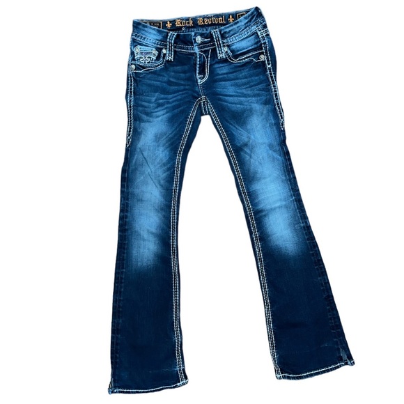 Rock Revival Jeans Rock Revival Jacklyn Boot Medium Wash Denim Low